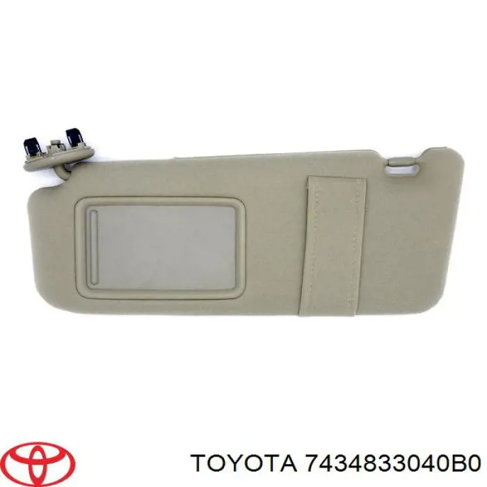Retenedor de visera parasol Toyota 7434833040B0 precio, desde 13,31 EUR
