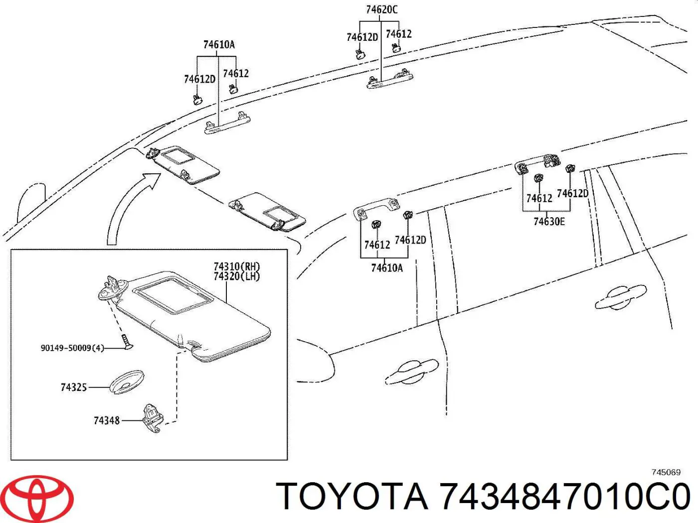 7434847010C0 Toyota