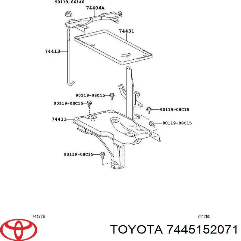 7445152071 Toyota