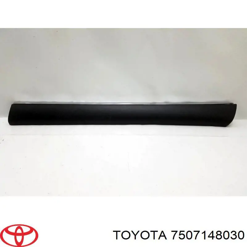 Comprar 750710E010 Toyota Moldura de la puerta delantera derecha