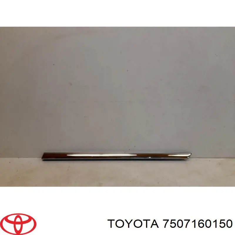 Listón embellecedor de puerta delantera derecha para Toyota Land Cruiser (J200)