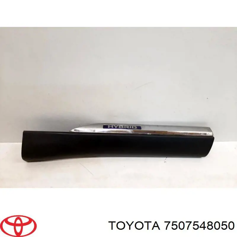Revestimiento de la puerta trasera derecha Toyota 7507548050