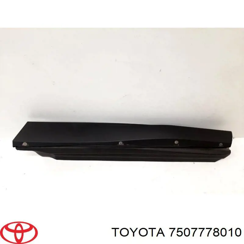 Comprar 7507778010 Toyota Moldura inferior de puerta trasera derecha