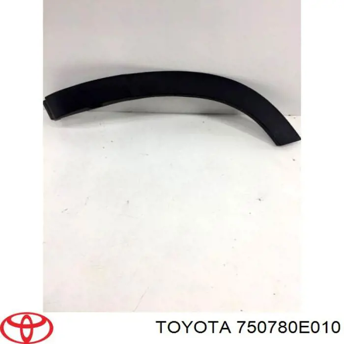 Moldura inferior de la puerta trasera izquierda Toyota 750780E010