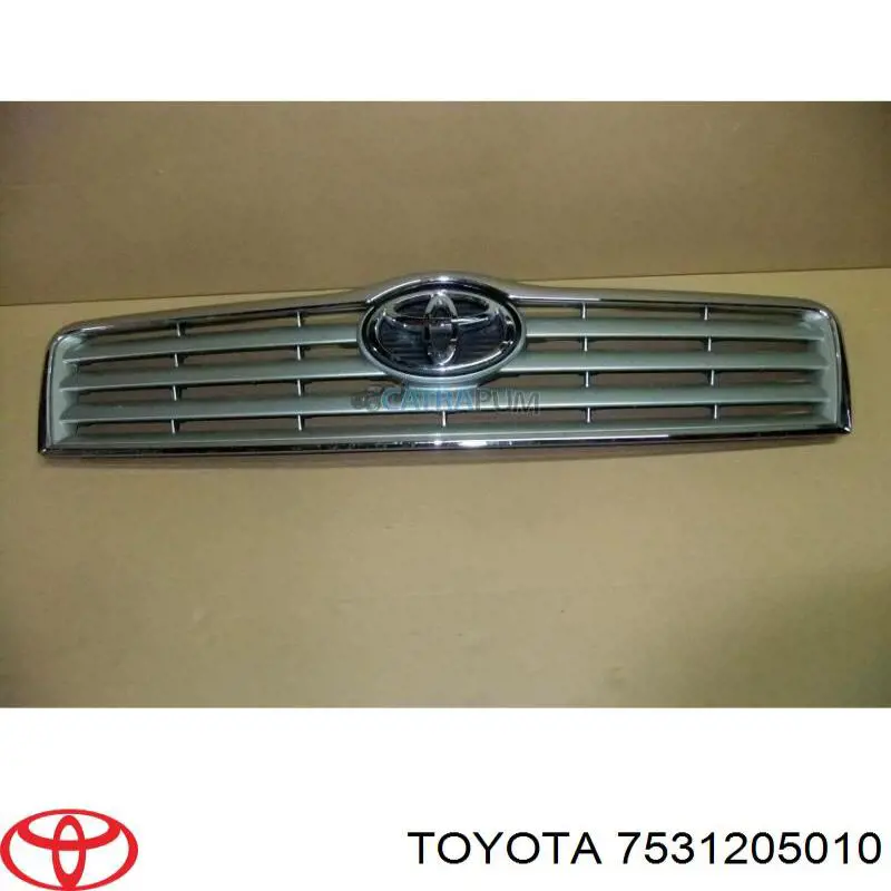 Emblema de la parrilla del radiador Toyota 7531205010 precio, desde 52,01 EUR