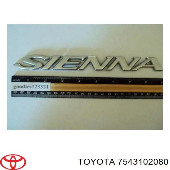 Logotipo de tapa de maletero para Toyota Camry (V70)