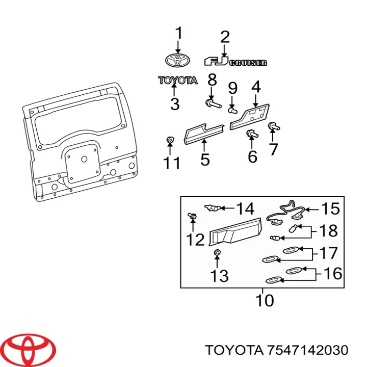 7547142030 Toyota