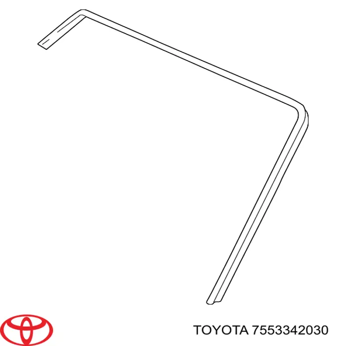 Junta del parabrisas Toyota 7553342030 precio, desde 166,74 EUR