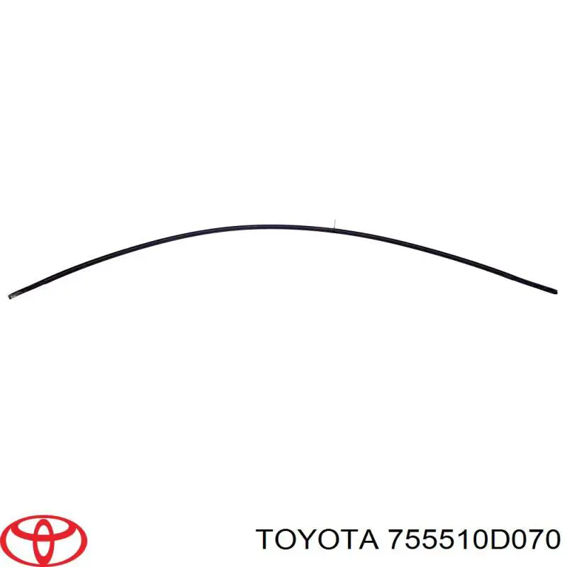 Moldura de techo derecha Toyota 755510D070 precio, desde 51,12 EUR
