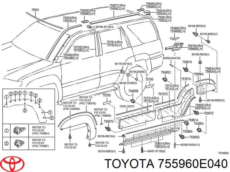 755960E040 Toyota