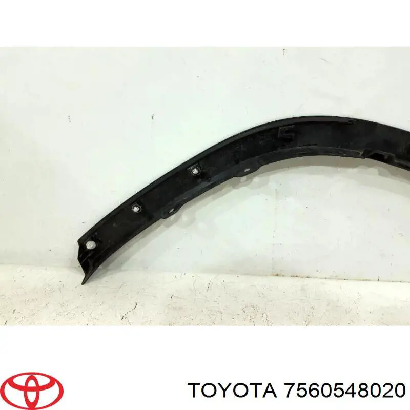 Moldura de salpicadera trasera derecha 7560548020 Toyota