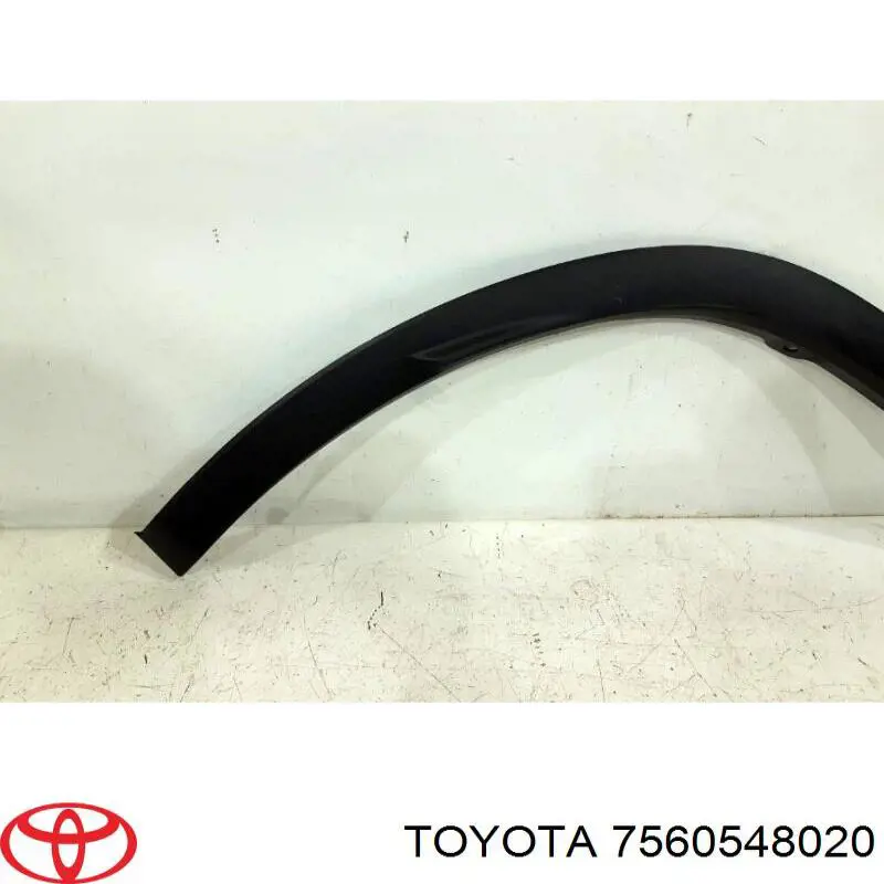 7560548020 Toyota Moldura de salpicadera trasera derecha