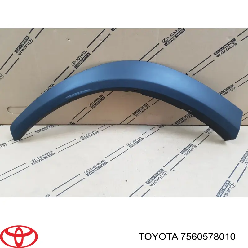 7560578010 Toyota ensanchamiento, guardabarros trasero derecho