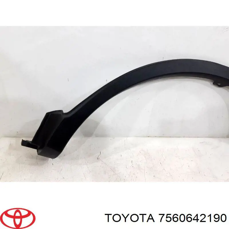 7560642190 Toyota ensanchamiento, guardabarros trasero izquierdo