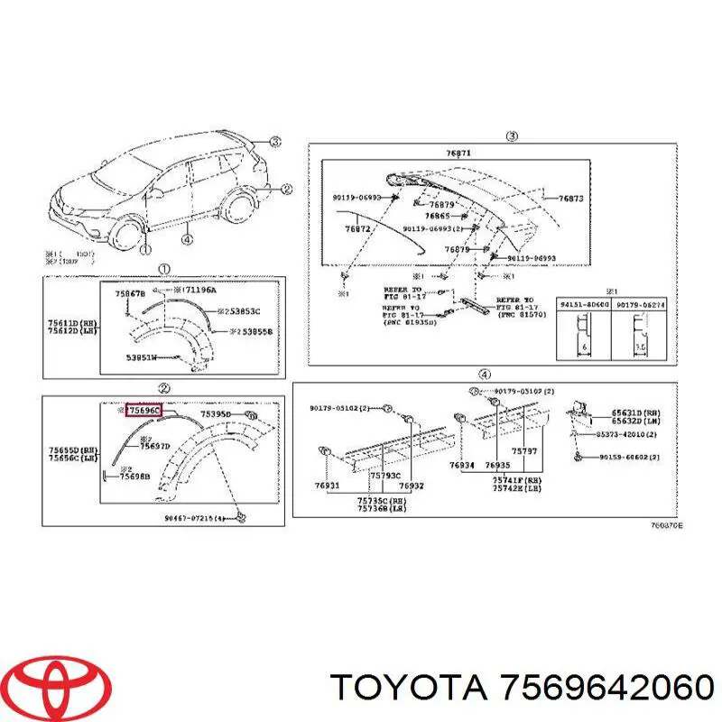 7569642060 Toyota