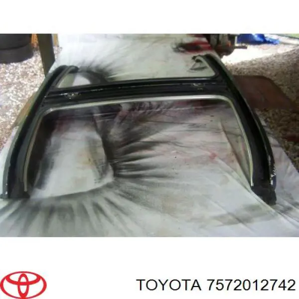 Listón embellecedor de puerta delantera izquierda para Toyota Corolla (E12)