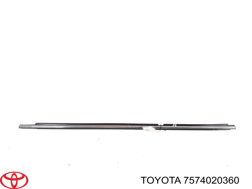 Moldura de cristal de la puerta trasera izquierda Toyota 7574020361 precio, desde 56,18 EUR