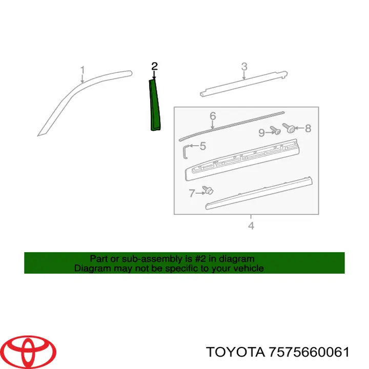 7575660061 Toyota