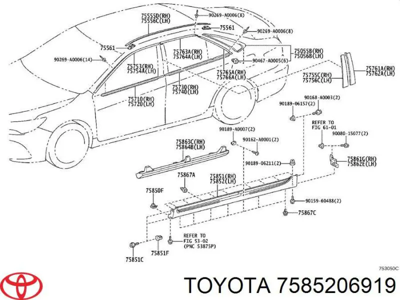 7585206919 Toyota