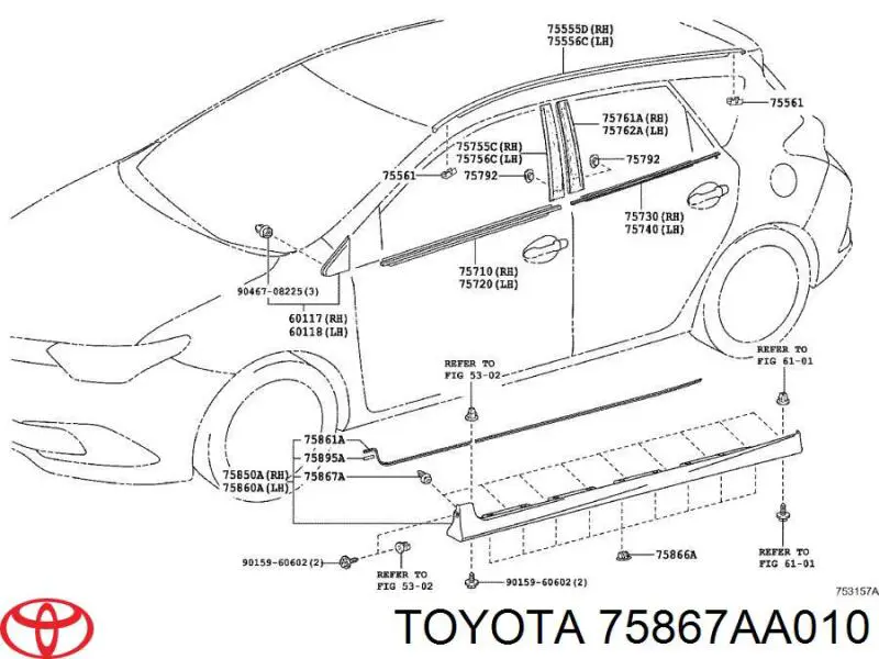 75867AA010 Toyota