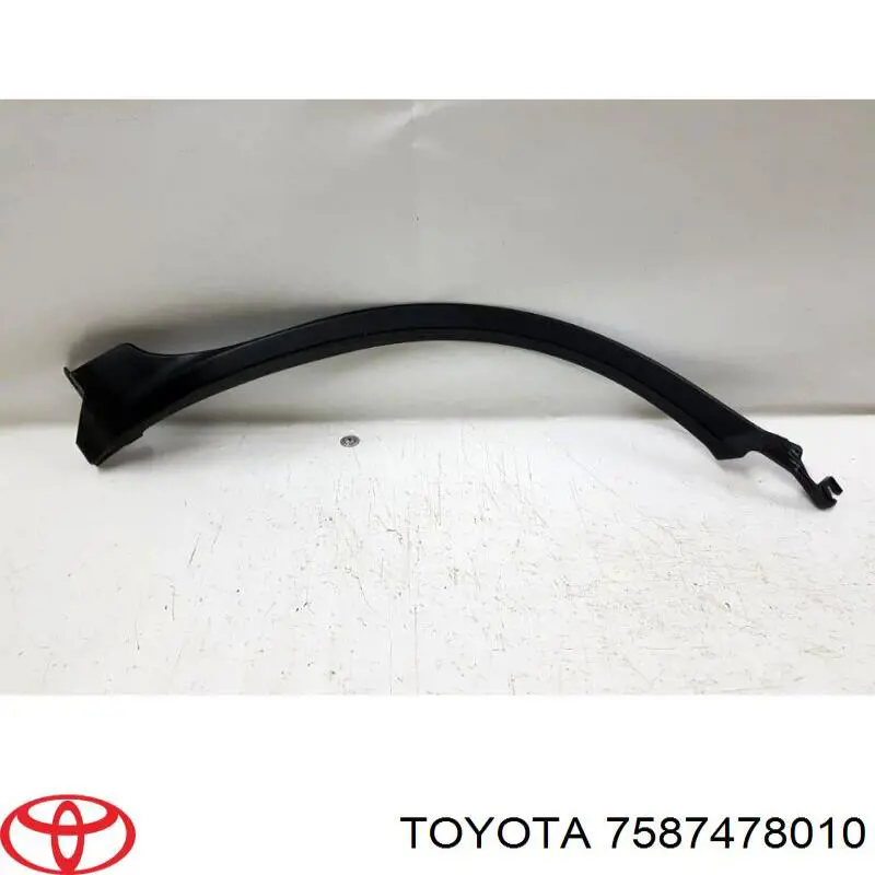 7587478010 Toyota moldura puerta trasera izquierda