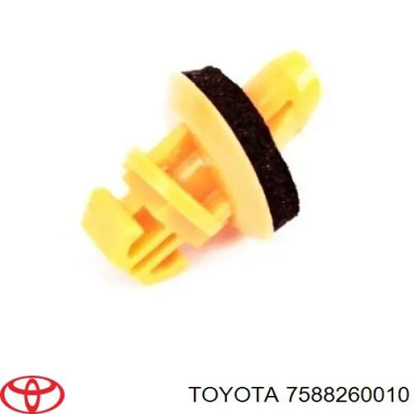 7588260010 Toyota clips de fijación de pasaruedas de aleta delantera