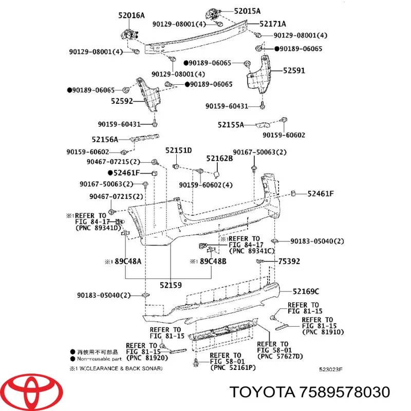 7589578030 Toyota