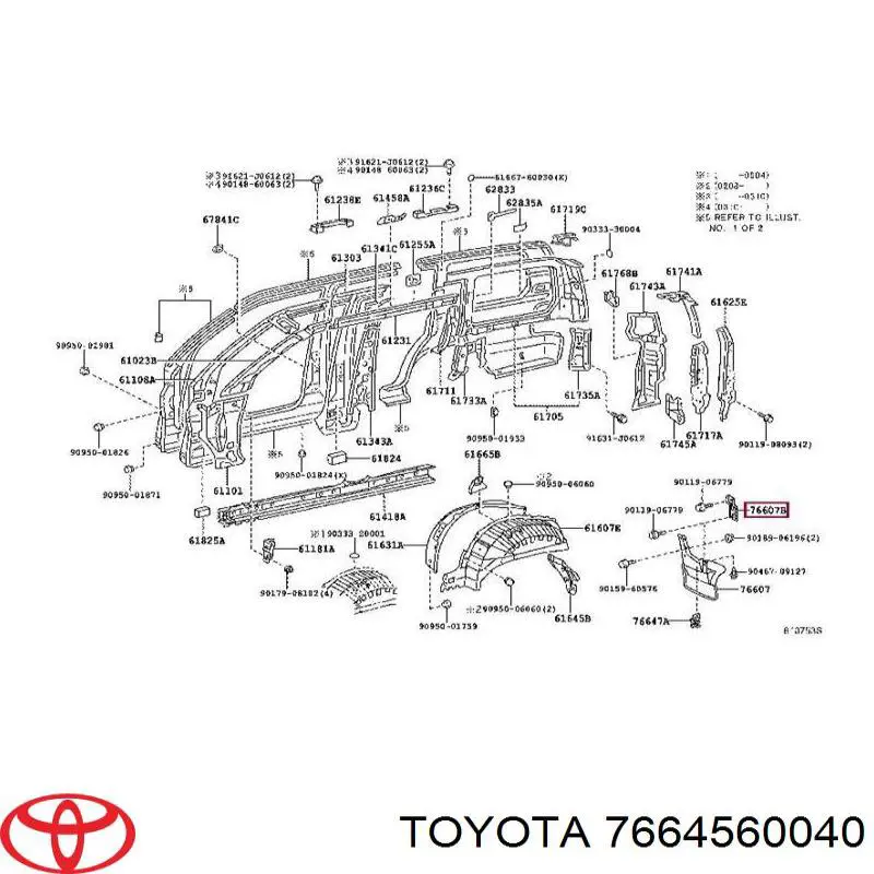 7664560040 Toyota