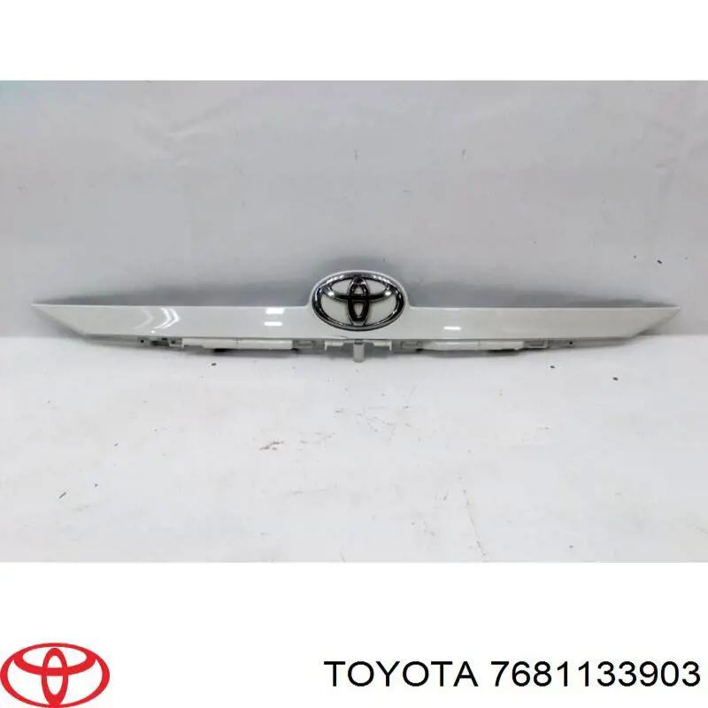 7681133903 Toyota moldura de tapa del maletero