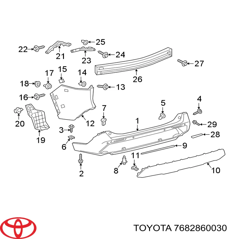  Toyota 7682860030 precio, desde 2,35 EUR