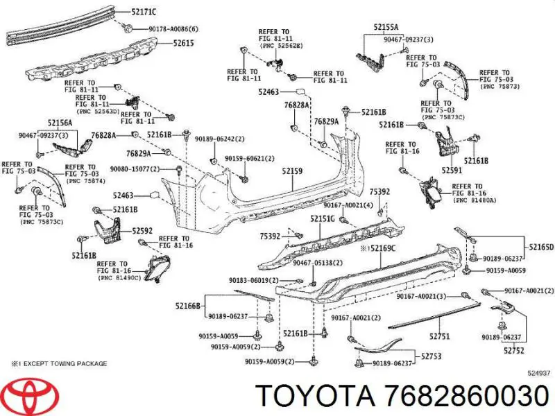 7682860030 Toyota 