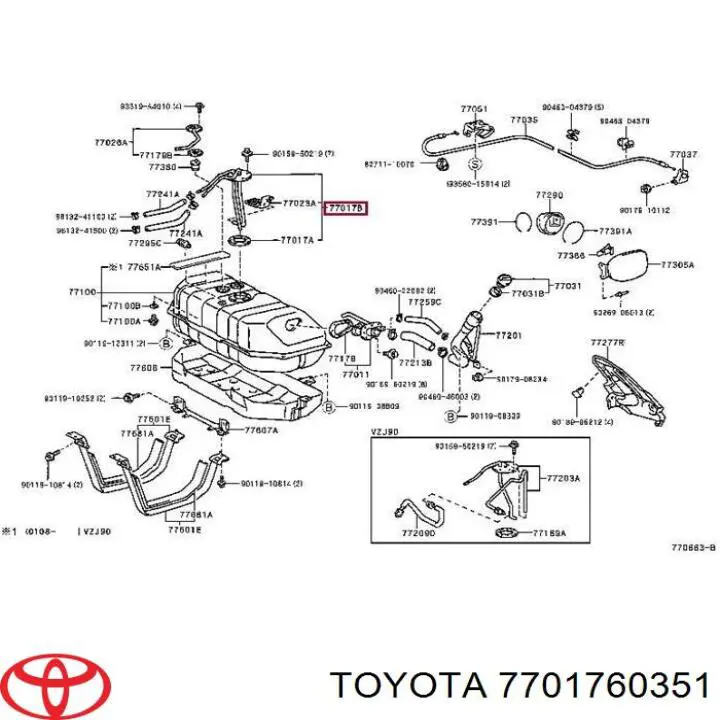 7701760351 Toyota 