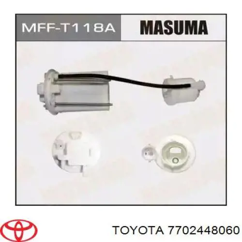 7702448060 Toyota filtro de combustible