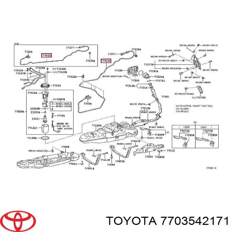  Toyota 7703542171 precio, desde 44,46 EUR