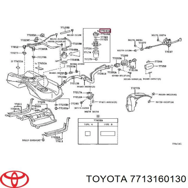 7713160130 Toyota