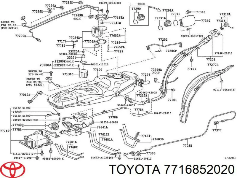  Toyota 7716852020 precio, desde 39,66 EUR