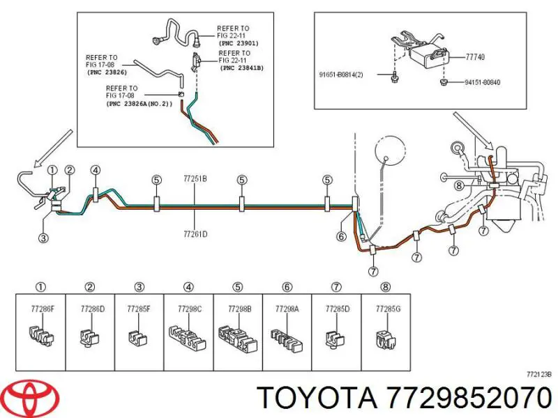  Toyota 7729852070 precio, desde 9,71 EUR