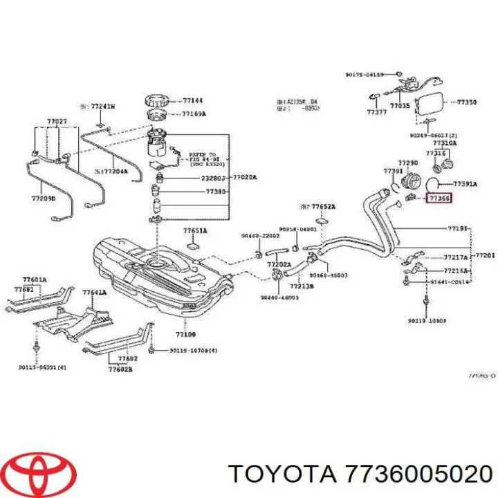 7736005020 Toyota 