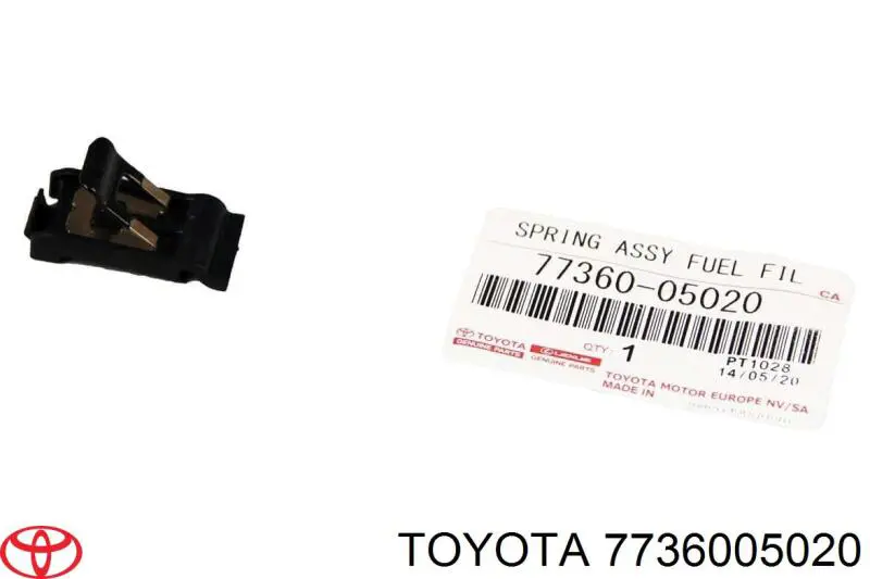 Toyota 7736005020 precio, desde 8,31 EUR