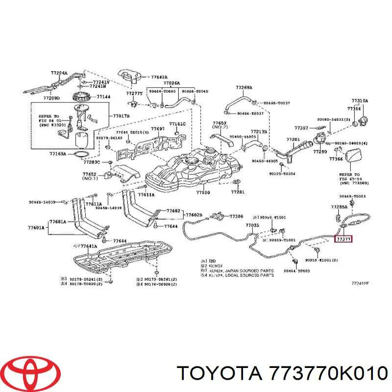  Toyota 773770K010 precio, desde 5,69 EUR