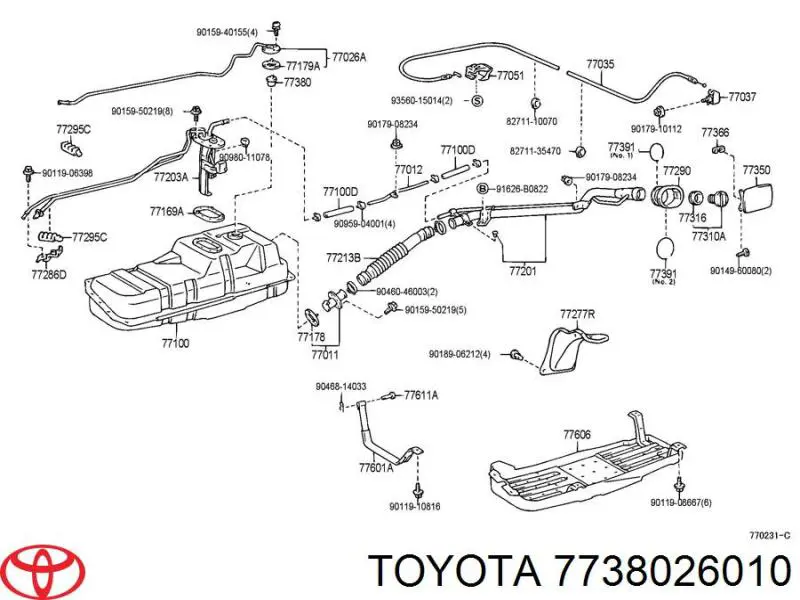 7738026010 Toyota 