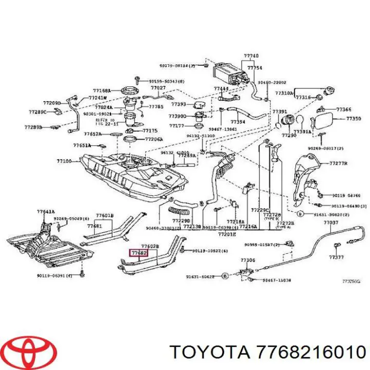 7768216010 Toyota