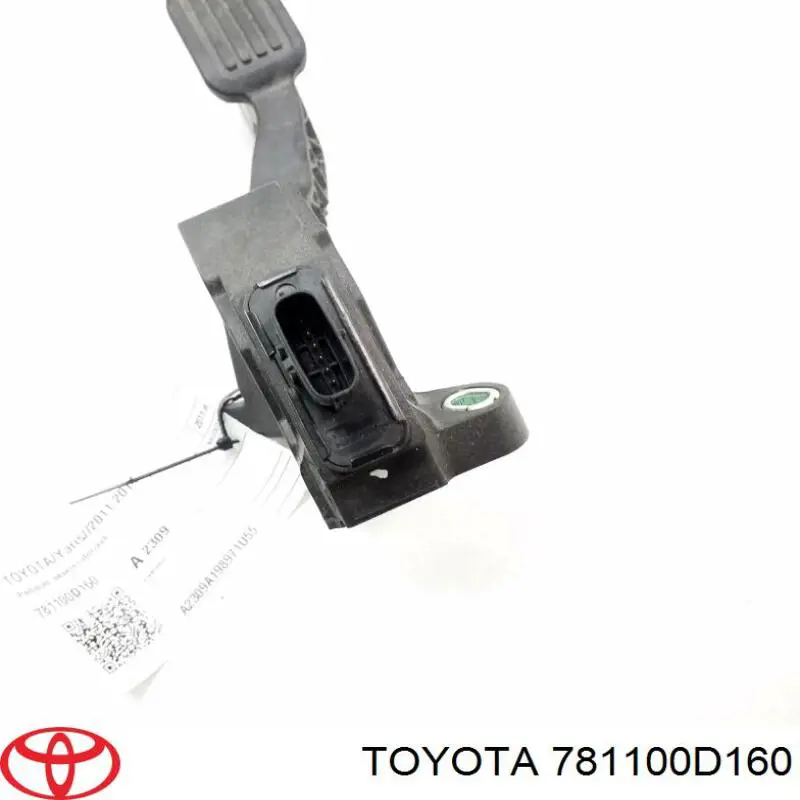Pedal de acelerador para Toyota Yaris (P13)