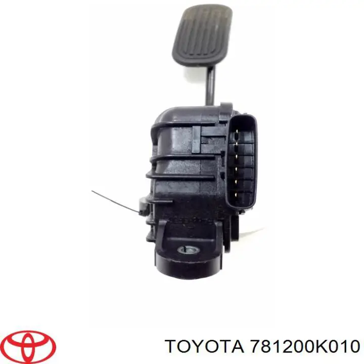 Pedal del acelerador 781200K010 Toyota