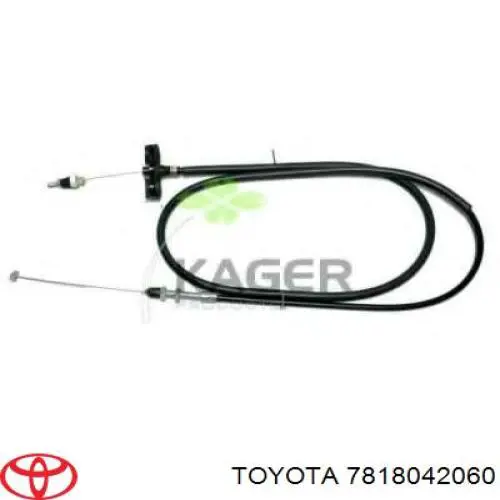 Cable del acelerador Toyota 7818042060 precio, desde 13,81 EUR