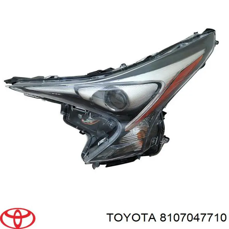 8107047710 Toyota faro izquierdo