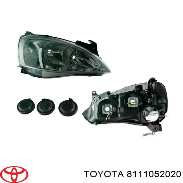 Faro derecho Toyota 8111052021 precio, desde 94,79 EUR