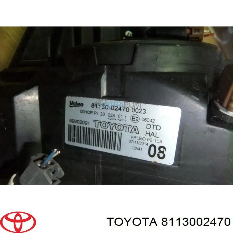Faro derecho Toyota 8113002470 precio, desde 180,32 EUR