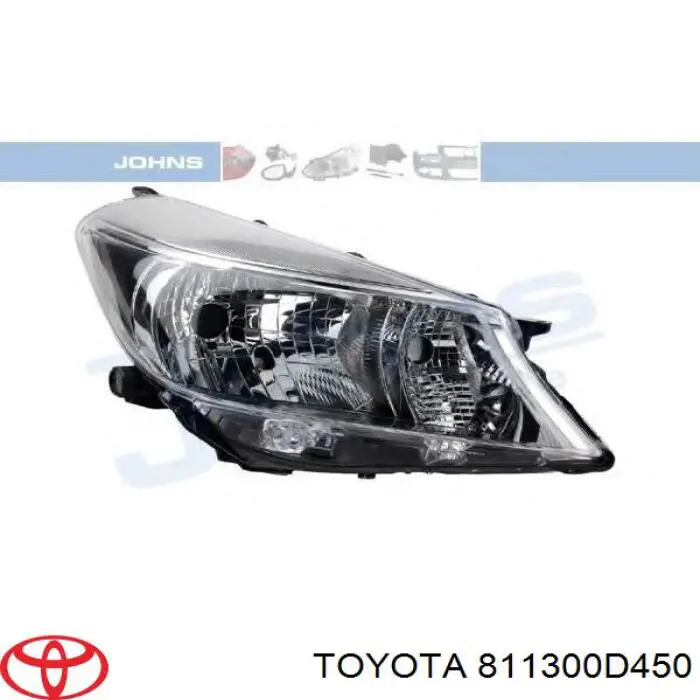 Comprar 811300D450 Toyota Faro derecho