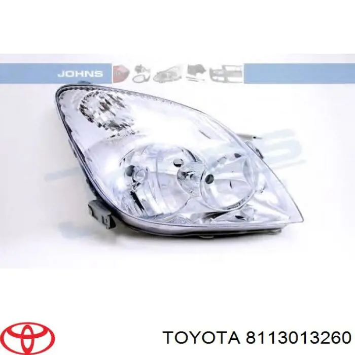 8113013260 Toyota faro derecho